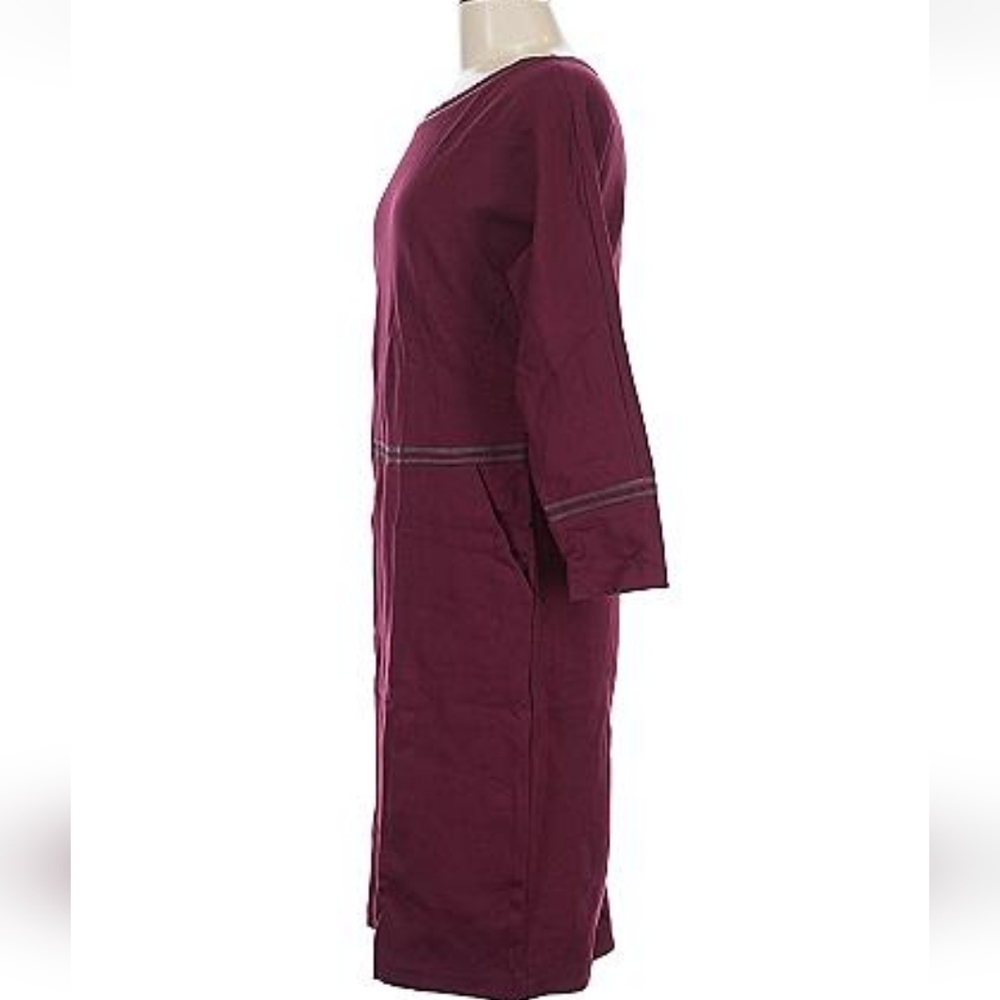 895$ Lafayette 148 5th Ave viscose elastane sz 8 37" burgundy high-end Offer$395